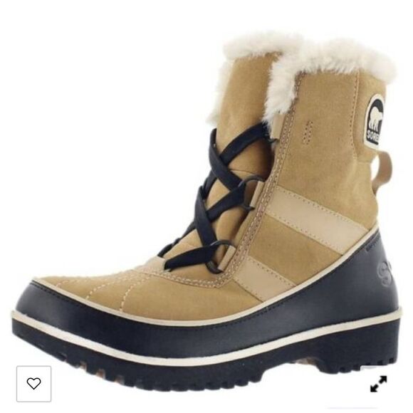 Sorel Tivoli II Suede Winter Boots Size 8 - Picture 1 of 8